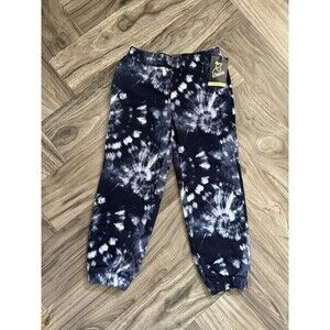 All In Motion Girls Size S(6/6X) Joggers Navy Tie Dye